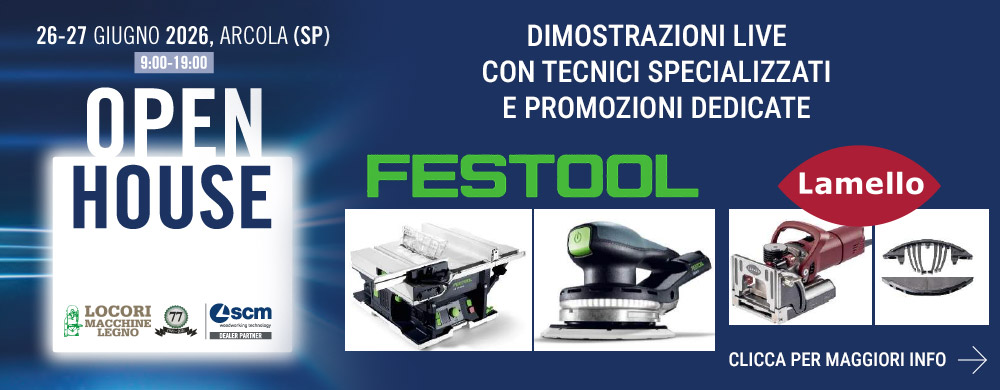 Open House @Locori Macchine Legno - Non mancate!